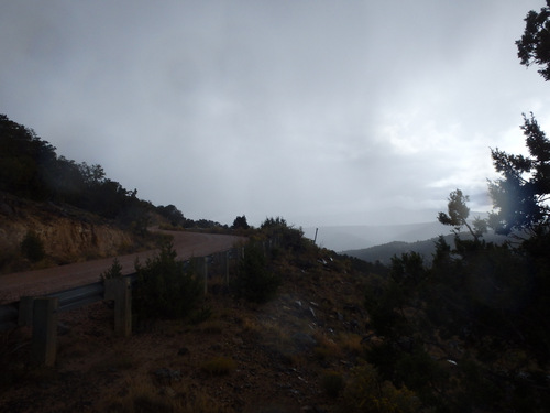 GDMBR: After a 30 minute deluge the storm began to clear away.